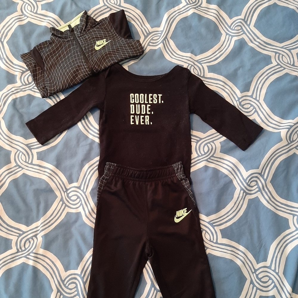 Nike Track Suit with Coolest Dude Ever Bodysuit